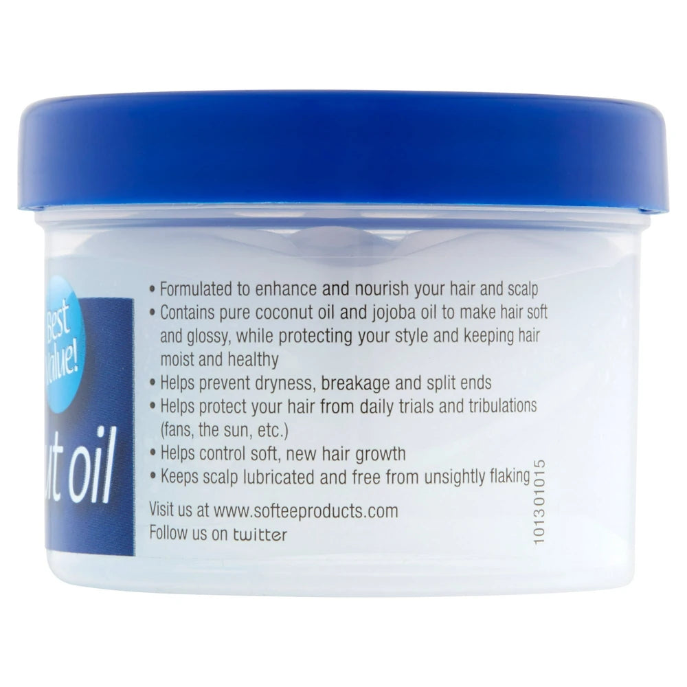 Softee Coconut Oil Repairing Scalp Care Daily Conditioner 3 Oz. Textured Hair (Pack of 6)