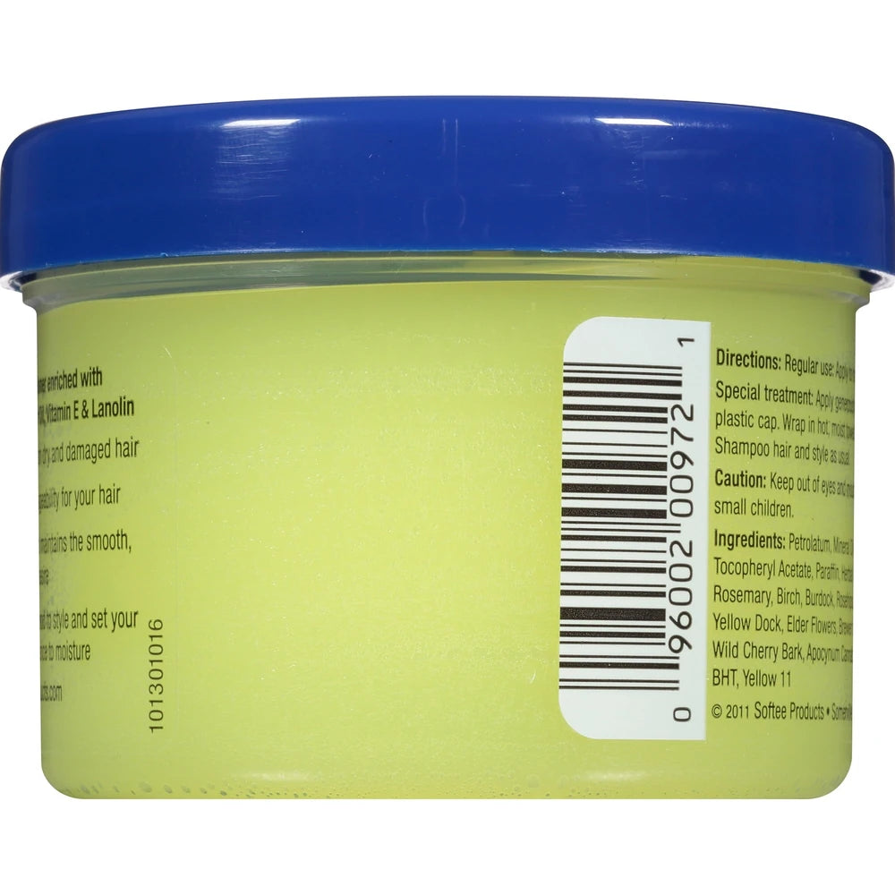 Softee Hair Food 3 Oz. Jar Dry Damaged Hair (Pack of 6)