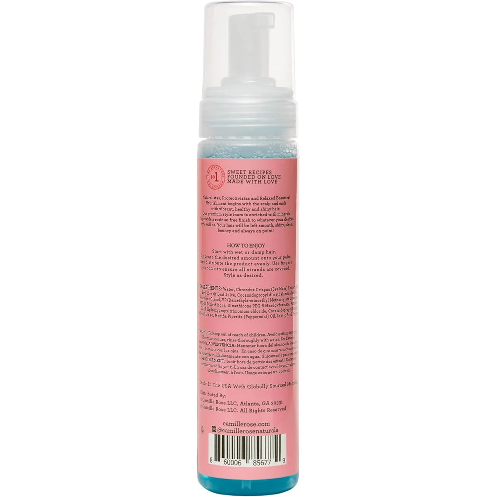 CAMILLE ROSE Mint Condition Style & Set Foam (Sea Moss & Aloe Vera) 240ml / 8oz (Pack of 6)