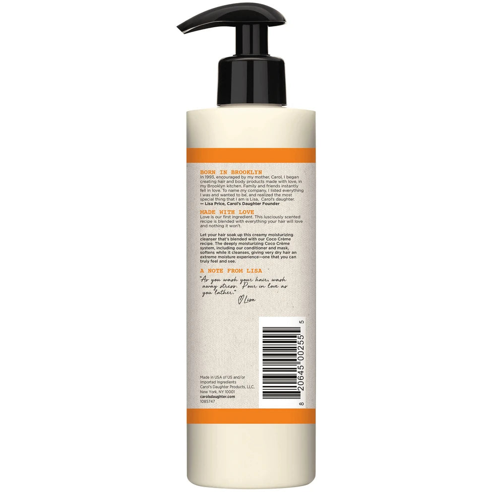Carol's Daughter Coco Creme Moisturizing Daily Shampoo for Dry Hair, with Coconut Oil, 12 fl oz