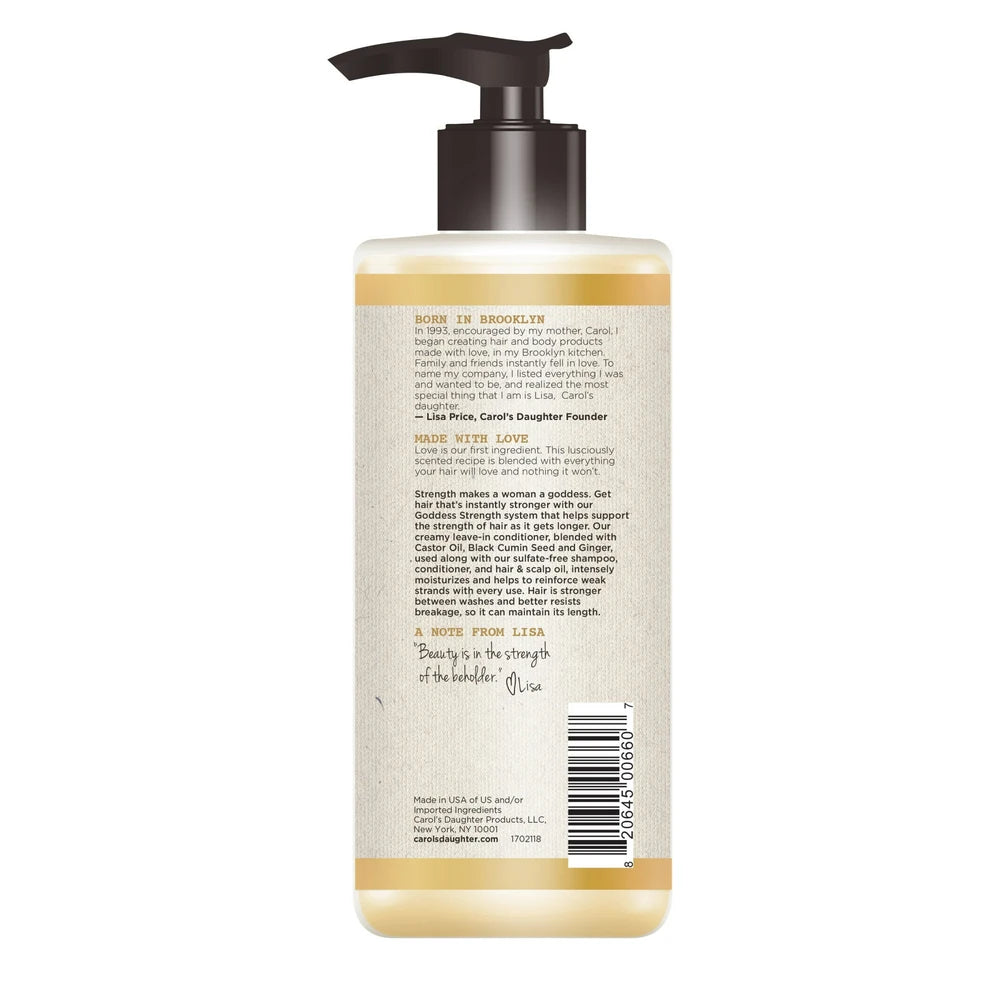 Carol's Daughter Goddess Divine Strength Leave In Conditioner with Castor Oil, 10 Oz (Pack of 6)