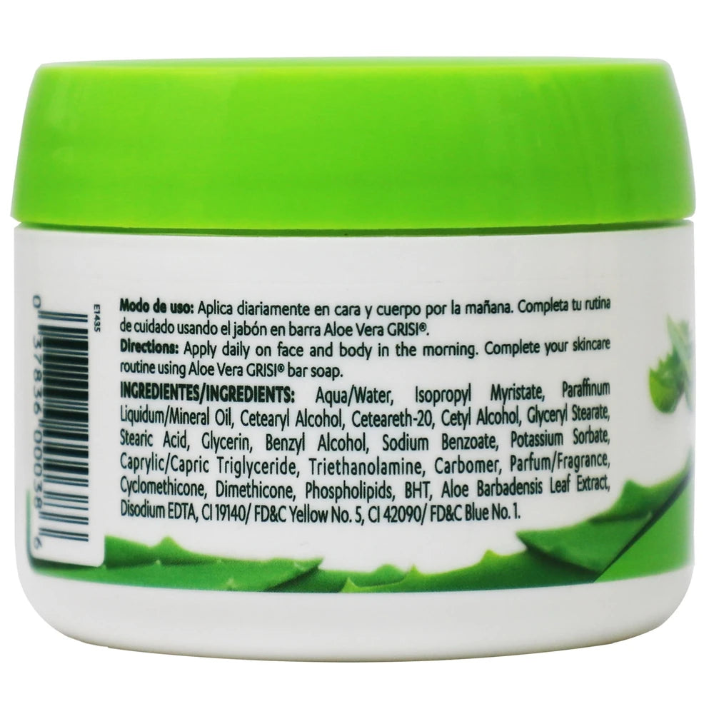 Grisi Aloe Vera Face Cream Moisturizer for All Skin Types Soothing and Regenera 3.80 Oz (Pack of 24)