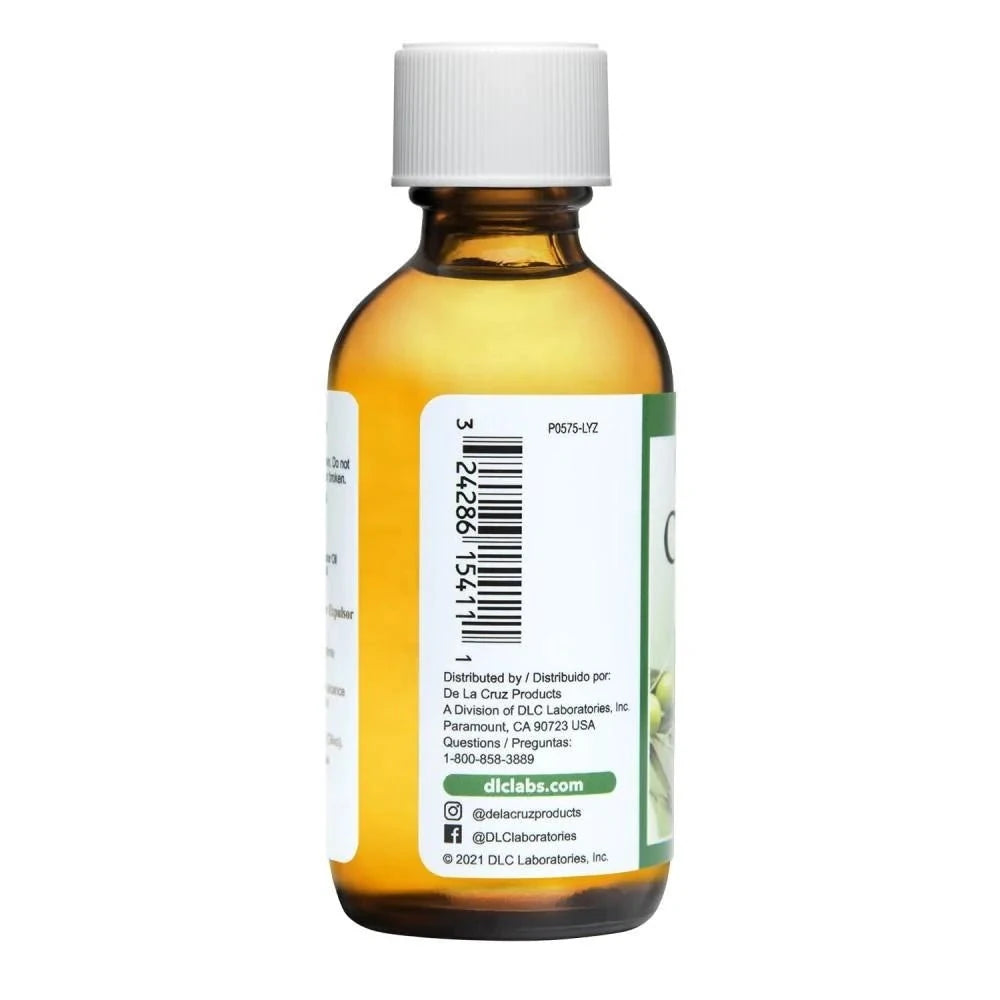 De La Cruz Olive Oil 100% Pure Expeller-Pressed Olive Oil Moisturizer for Skin 2 Oz (Pack of 12)