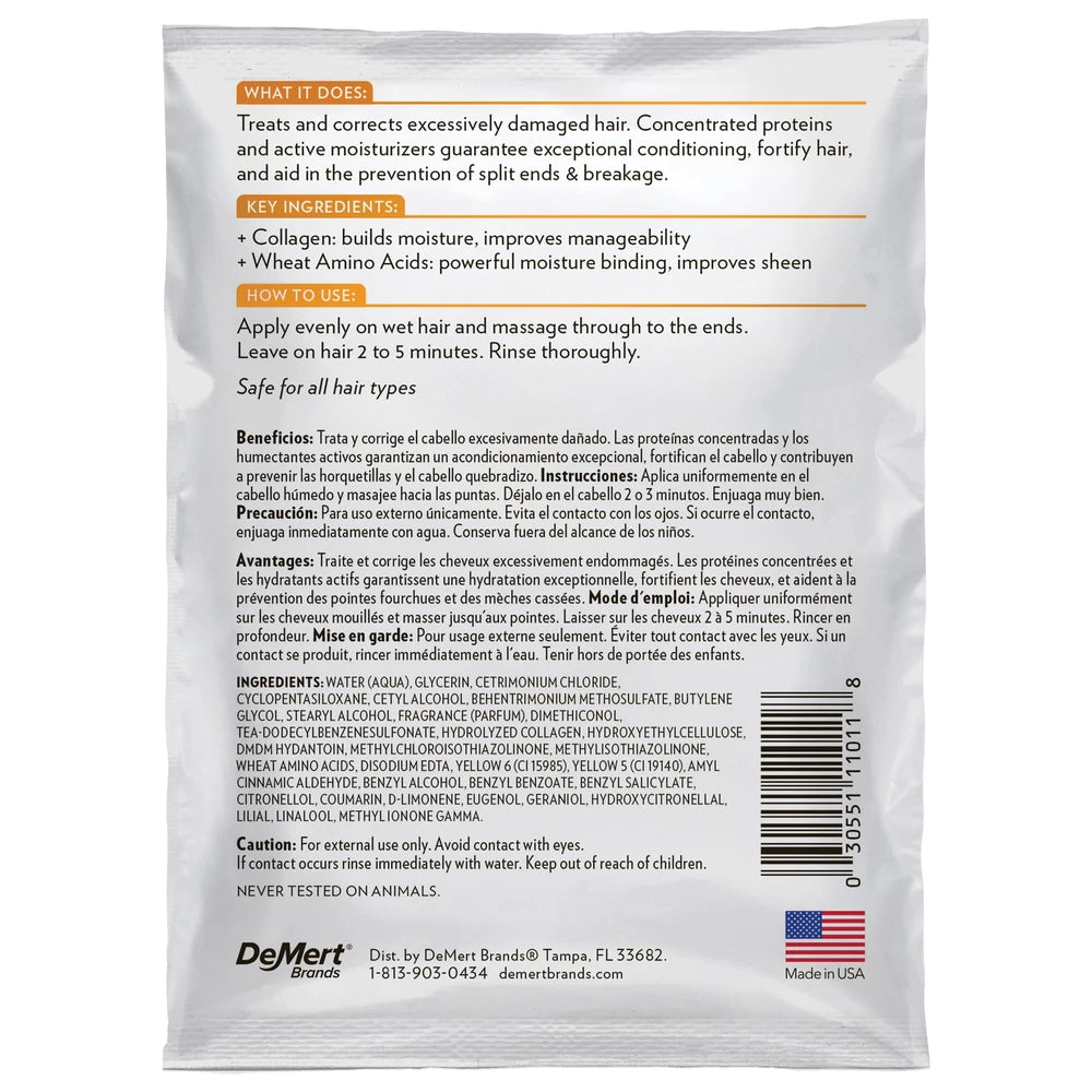 Hi-Pro-Pac Intense Protein Treatment to Repair Extremely Damaged Hair 1.75. Oz (Pack of 48)