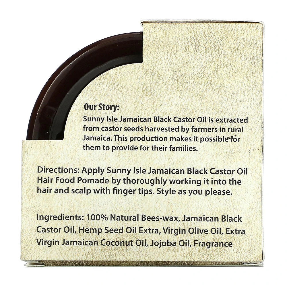 Sunny Isle Jamaican Black Castor Oil Hair Pomade for Men 4 Oz (Pack of 12)