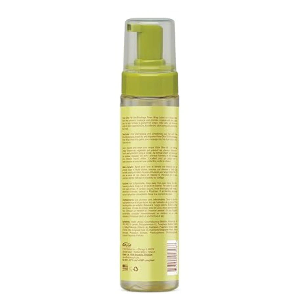 Vitale Olive Oil Foam Wrap Hair Lotion 8 oz - Flake-Free Anti-Breakage (Pack of 12)