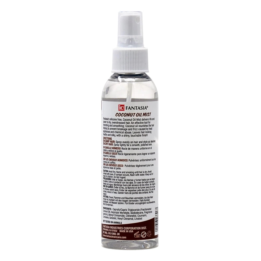 Fantasia Coconut Oil Mist 178ml/ 6 oz (Pack of 6)