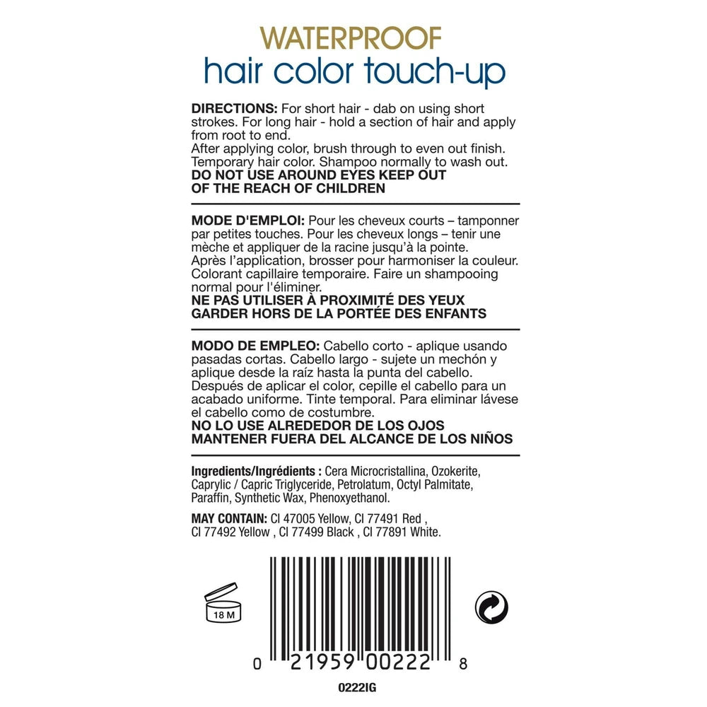 Cover Your Gray Waterproof Hair Color Touch-Up Medium Brown 0.10 Oz (Pack of 24)