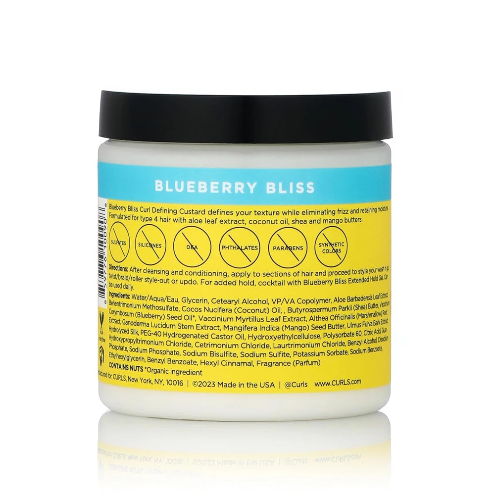 CURLS Blueberry Bliss Curl Defining Custard 8 Fl. Oz (Pack of 6)