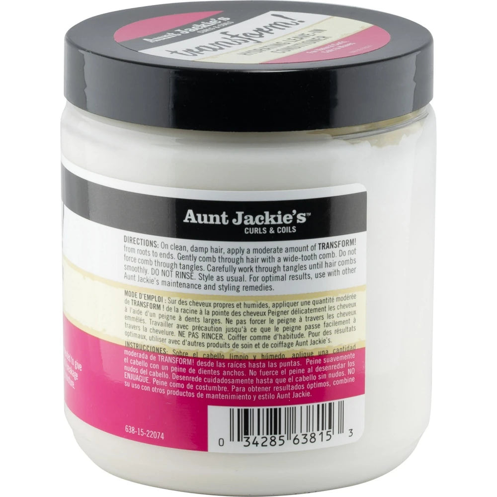 Aunt Jackie s - Transform! Hydrating Leave-In Conditioner 15 Oz (Pack of 6)