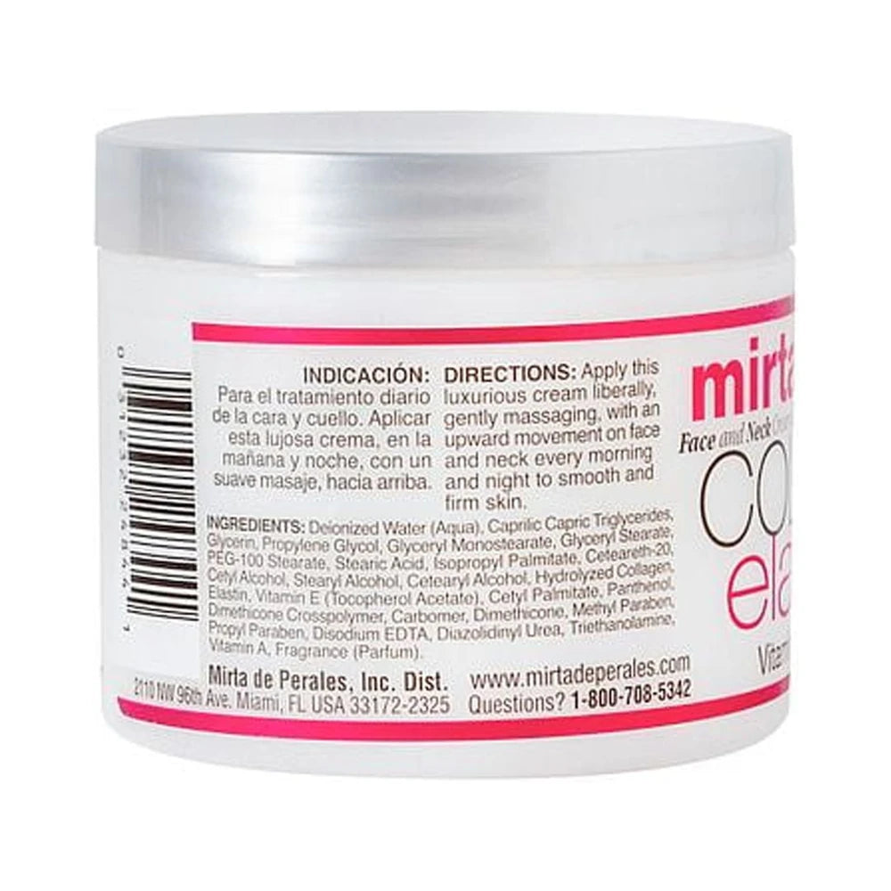 Mirta de Perales Collagen Elastin Face and Neck Cream Vitamin A & E 4 oz (Pack of 24)