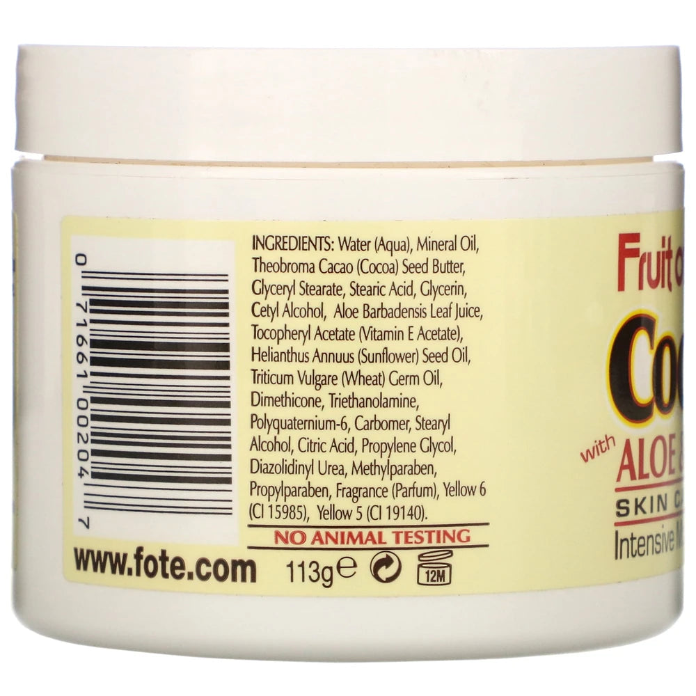 Fruit of the Earth Cream - Cocobutter 4 oz (Pack of 12)