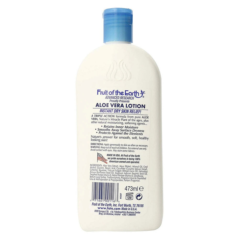 Fruit of the Earth Aloe Vera Skin Care Lotion - 16 Oz. (Pack of 6)