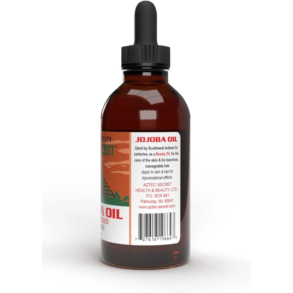 100% Pure Jojoba Oil – Cold Pressed & Unfiltered – 4 oz (Pack of 12)