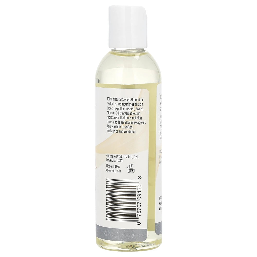 Cococare 100% Almond Oil 4 fl oz (118 ml) (Pack of 12)