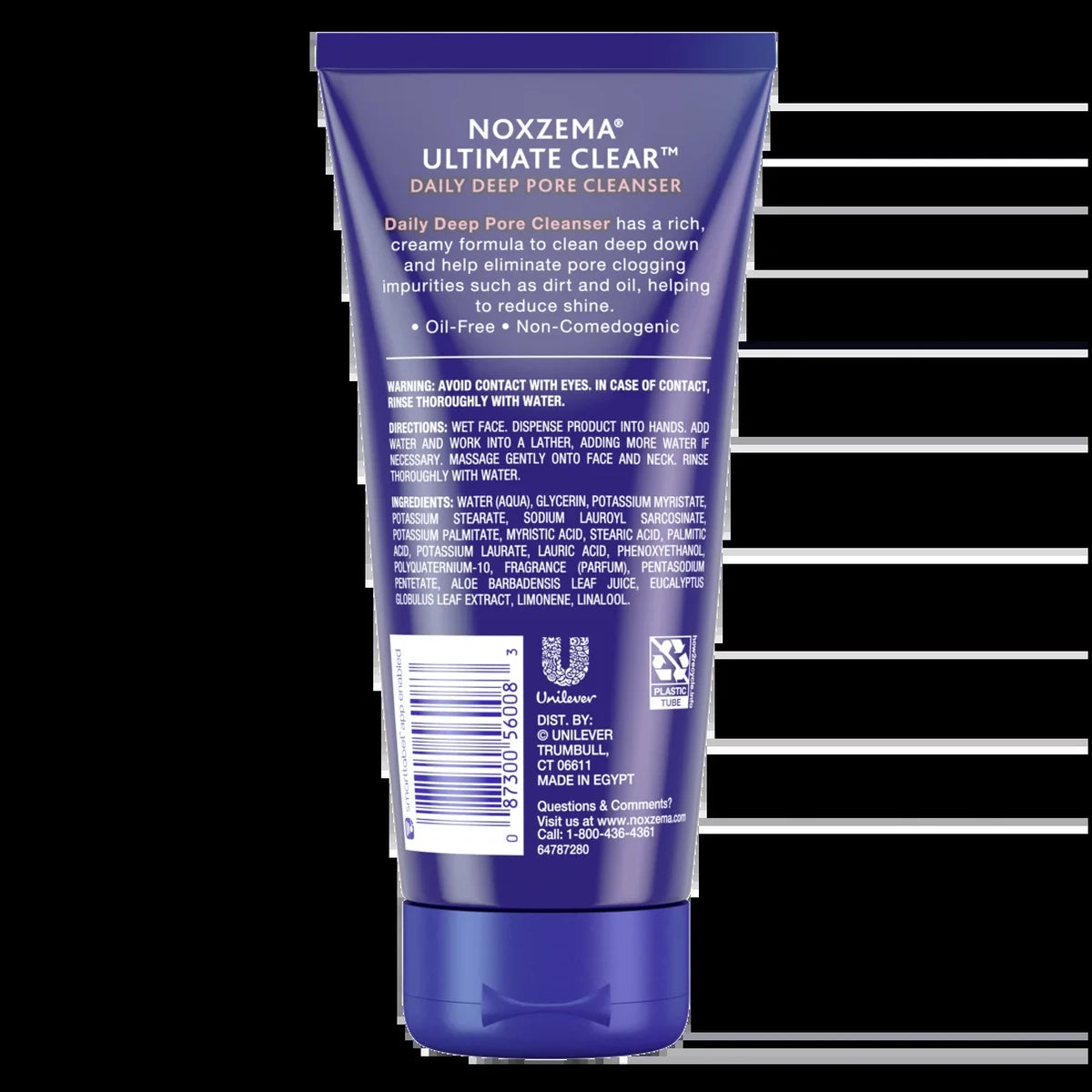 Noxzema Ultimate Clear Daily Deep Pore Cleanser 6Oz (Pack of 6)