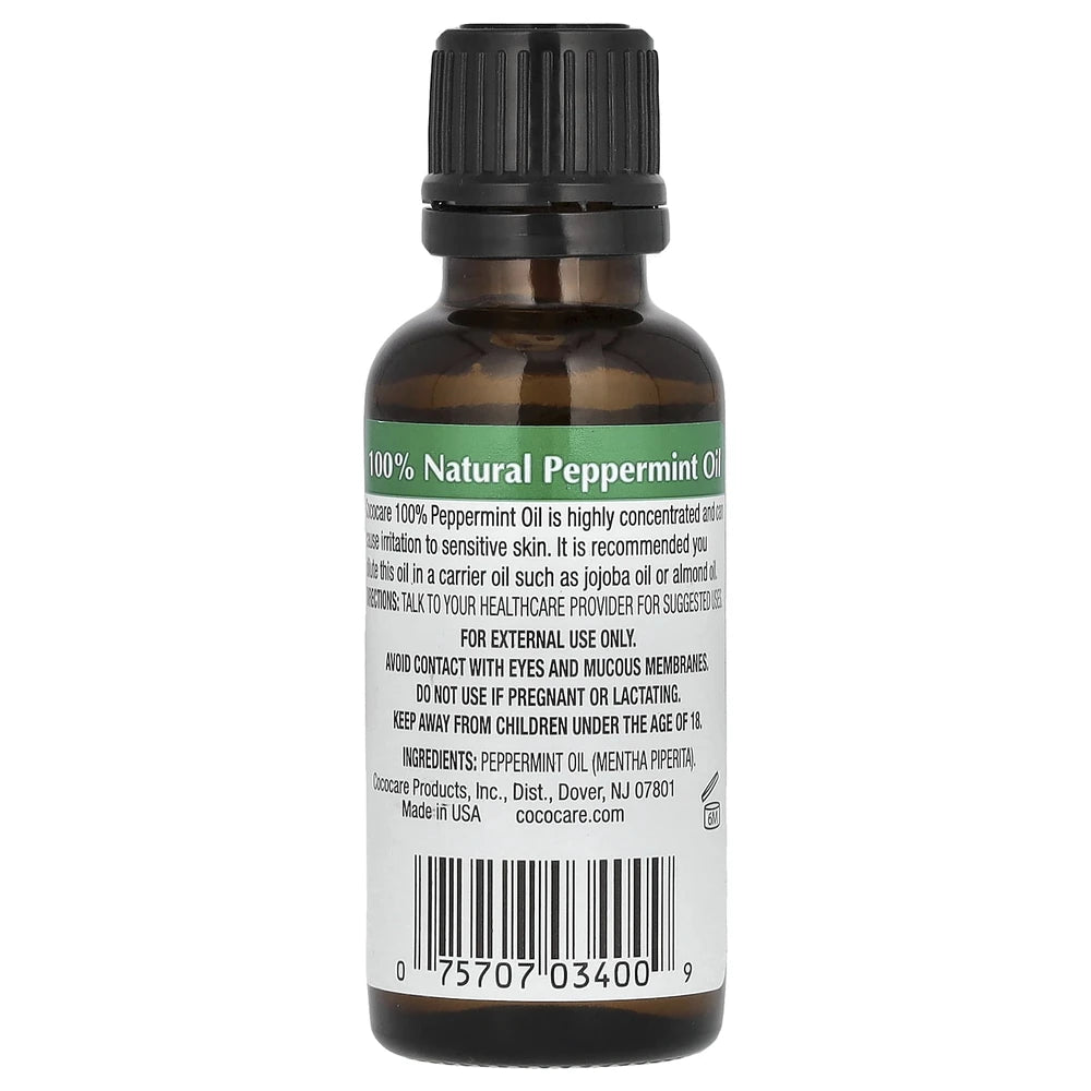 Cococare 100% Natural Peppermint Oil 1 oz (Pack of 12)