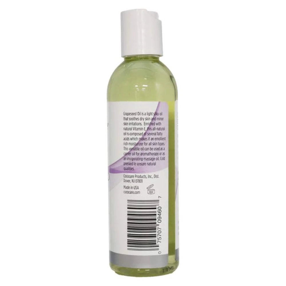 Cococare Natural Grapeseed Oil Infused with Vitamin E 4 Oz (Pack of 12)