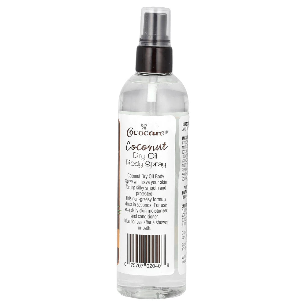 Cococare Coconut Dry Oil Body Spray 6 fl oz (180 ml) (Pack of 12)