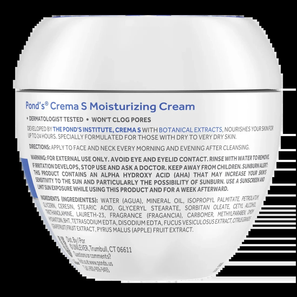 Ponds Crema S Nourishing Moisturizing Cream 14.1Oz (Pack of 12)