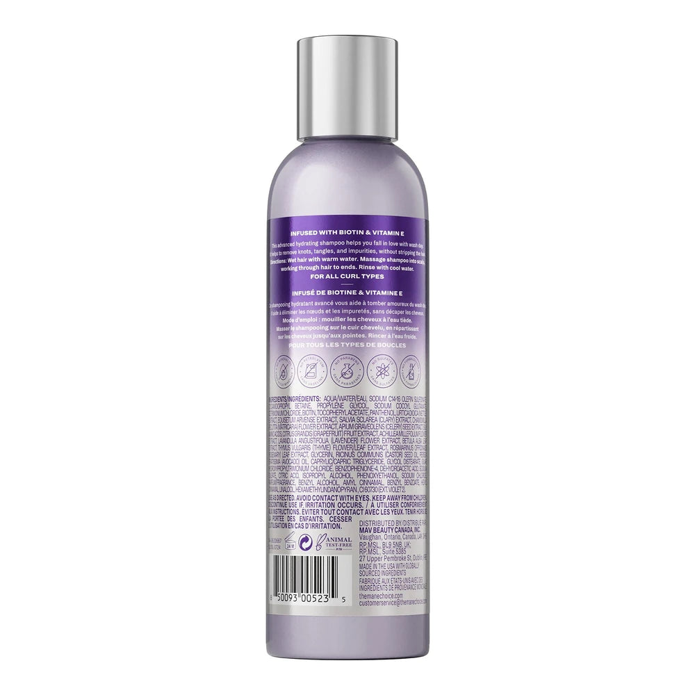 The Mane Choice Easy on The Curls Detangling Hydration Shampoo 8 fl. oz. Unisex (Pack of 6)
