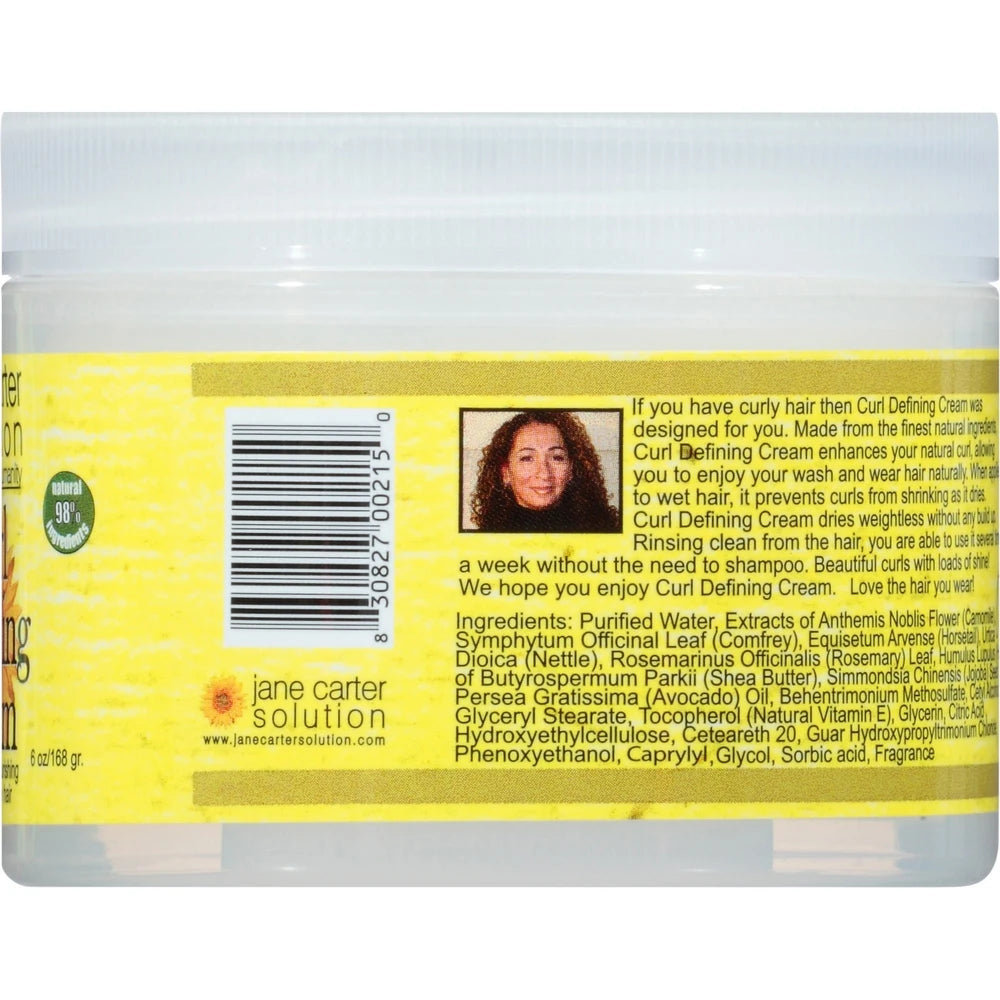 Jane Carter Solution Curl Defining Cream 6 oz. Jar (Pack of 12)