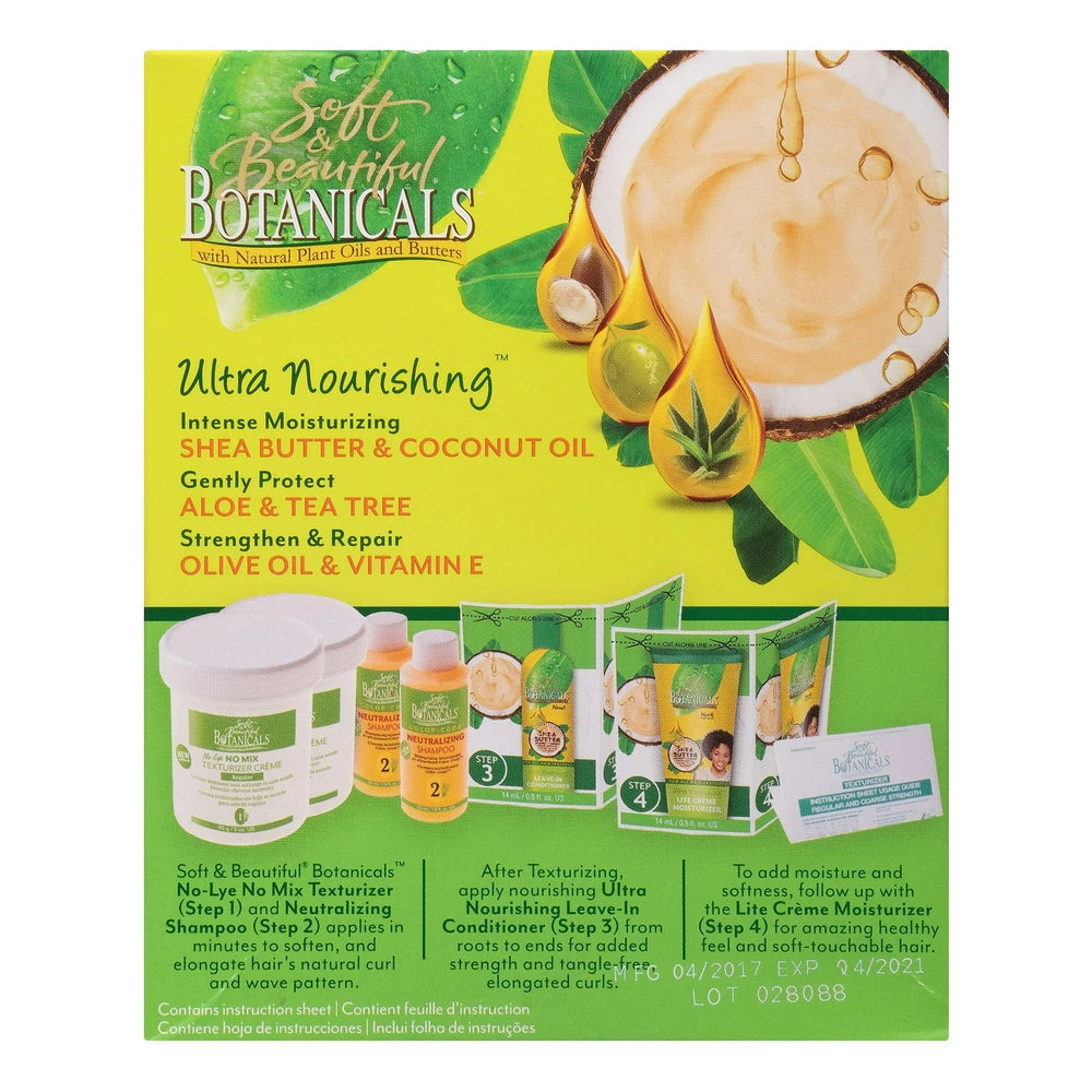 Soft & Beautiful Botanicals Regular Texturizer Textured All Hair Types (Pack of 12)