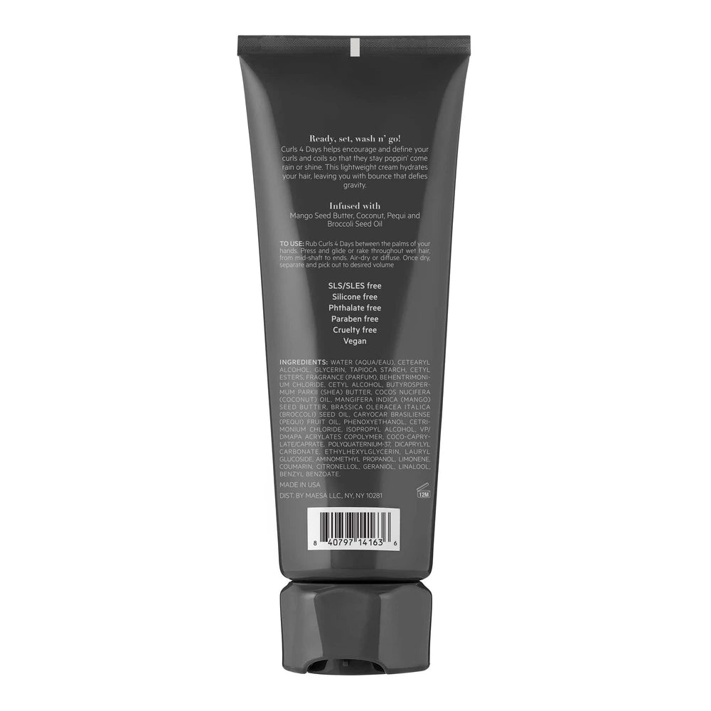 TPH BY TARAJI Curls 4 Days Curl Defining Curl Cream with Shea Butter & Coconut O 8.45 Oz (Pack of 9)