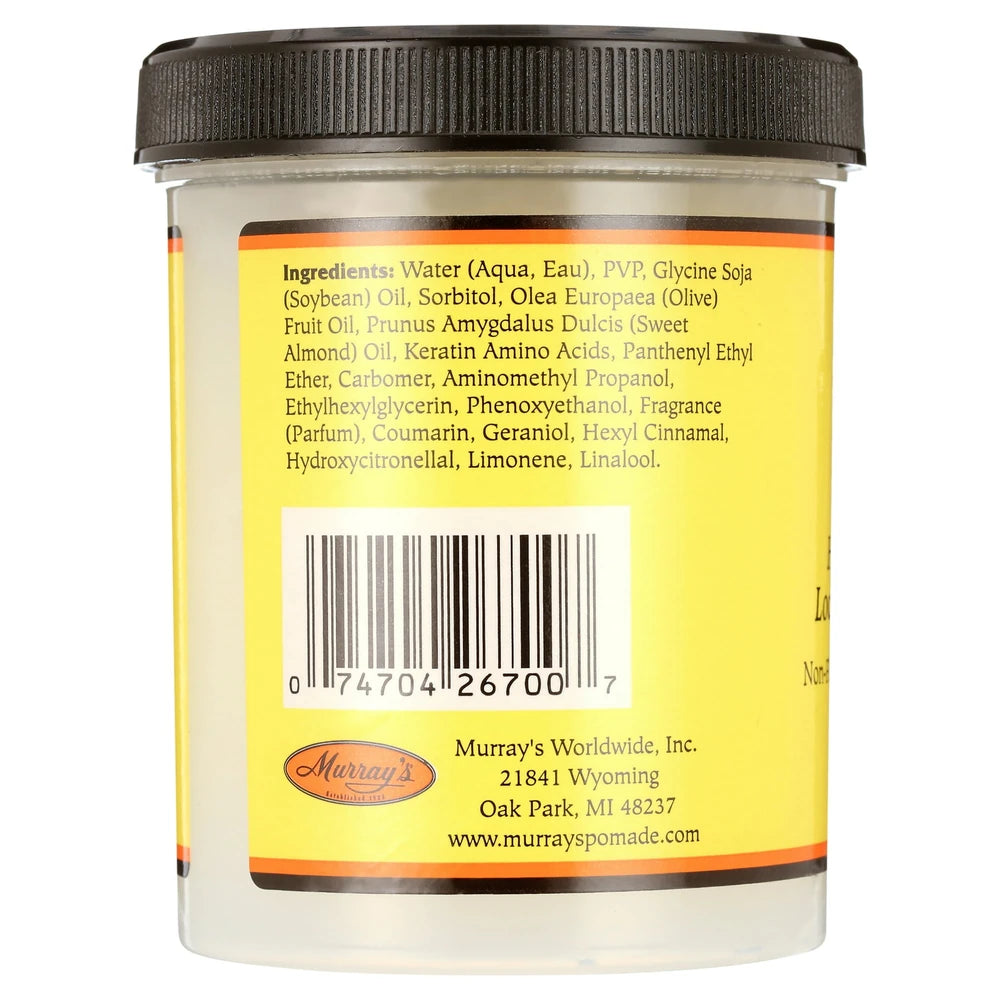 Murray s Loc-Lock Gel 8 oz. Moisturizing Unisex (Pack of 6)