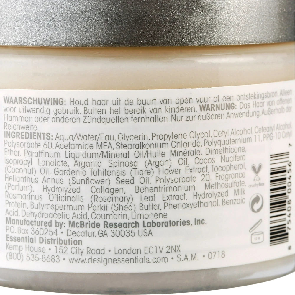 Design Essentials Coconut & Monoi Deep Moisture Milk Souffle Hair Cream 12 oz - (Pack of 12)