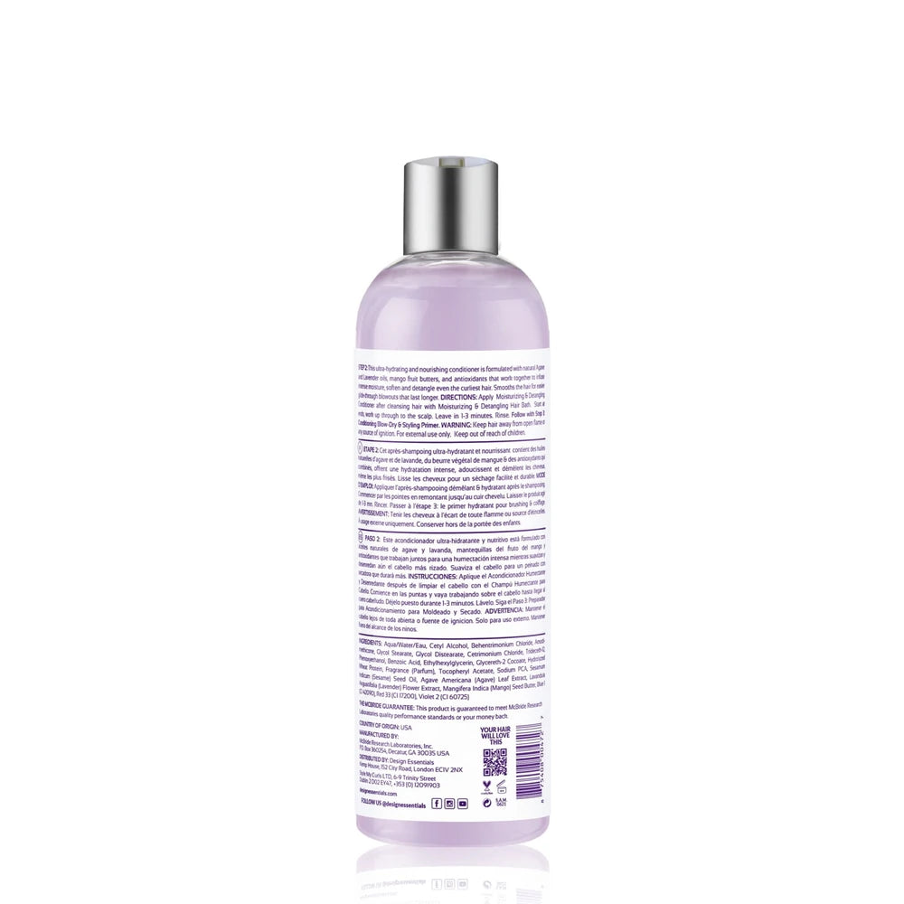 Design Essentials Agave & Lavender Moisturizing & Detangling Conditioner 12 oz (Pack of 12)