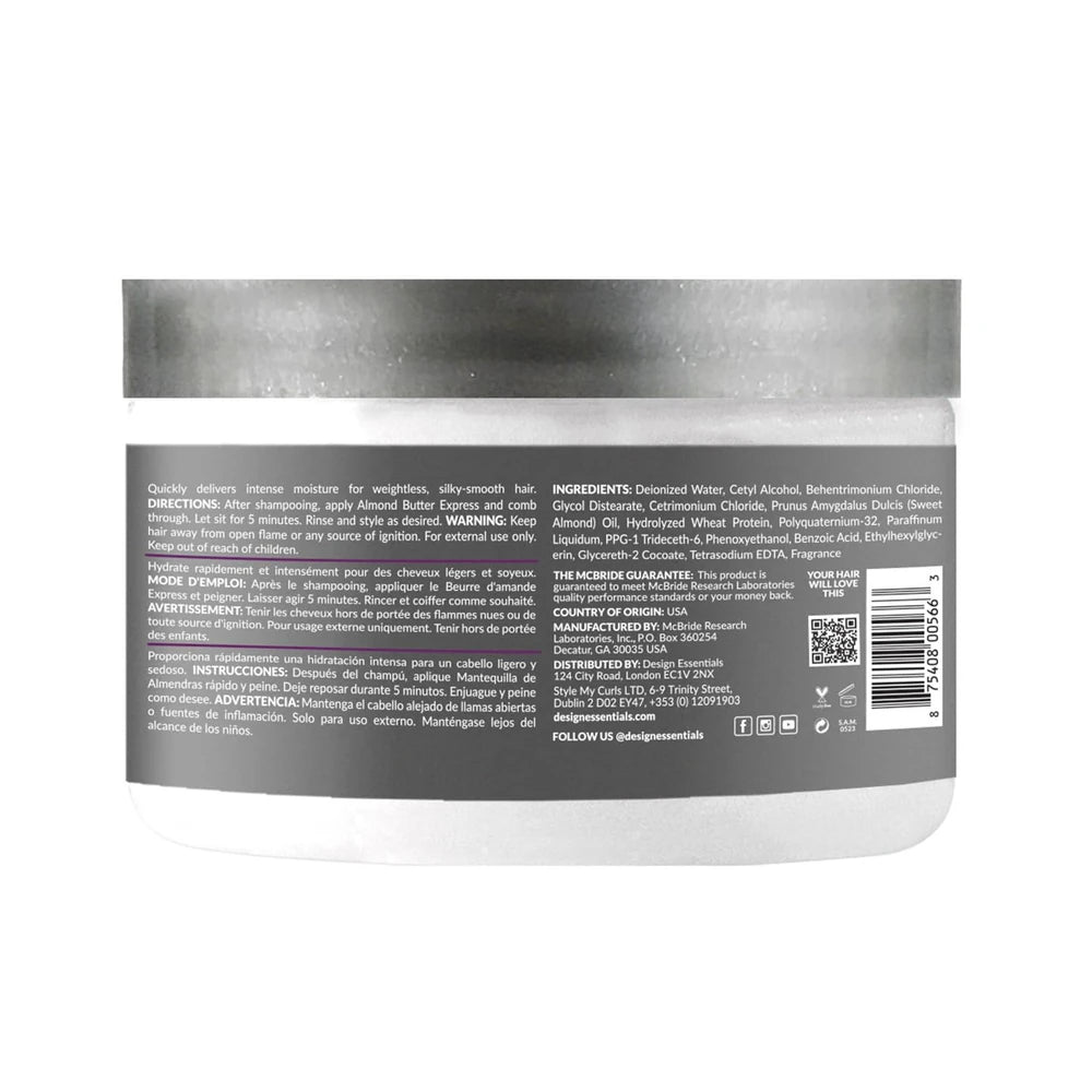Design Essentials Almond Butter Express Instant Moisturizing Conditioner 11oz (Pack of 12)