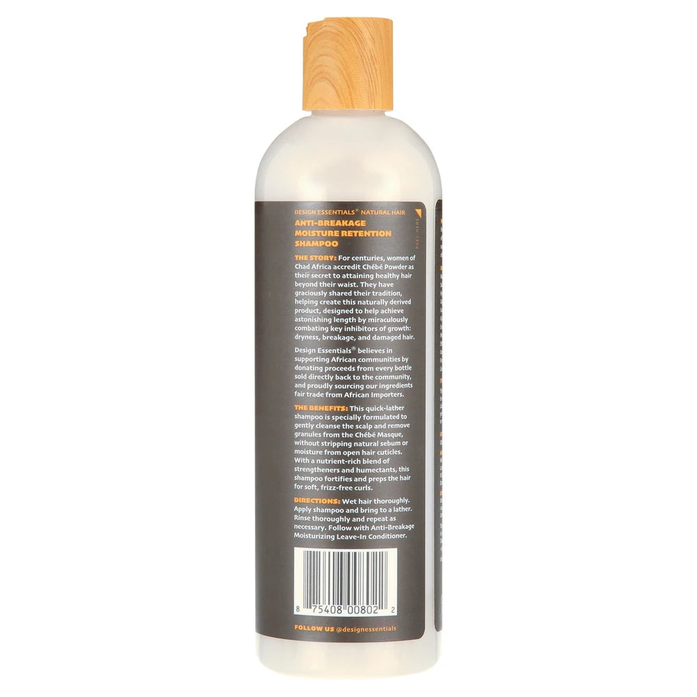 Design Essentials Chebe Anti-Breakage Moisture Retention Shampoo 12 fl Oz - (Pack of 12)
