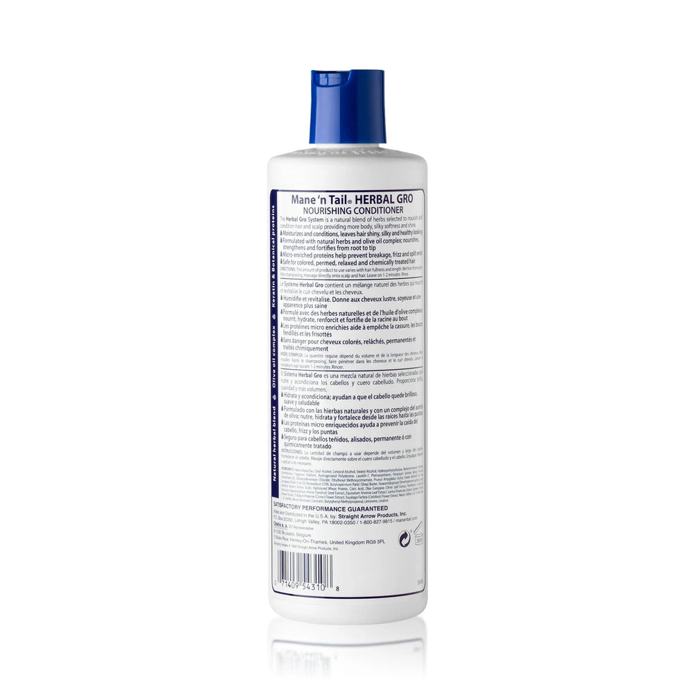 Mane n Tail Herbal-Gro Conditioner 12 oz – Olive Oil Infused Moisturizes (Pack of 6)
