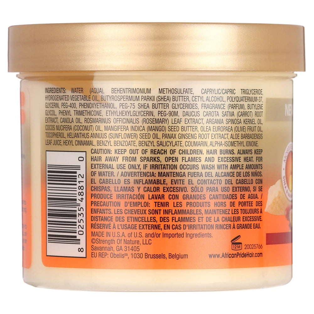 African Pride Shea Miracle Moisture Intense Twist & Loc Smoothie . Jar Cur (Pack of 12)
