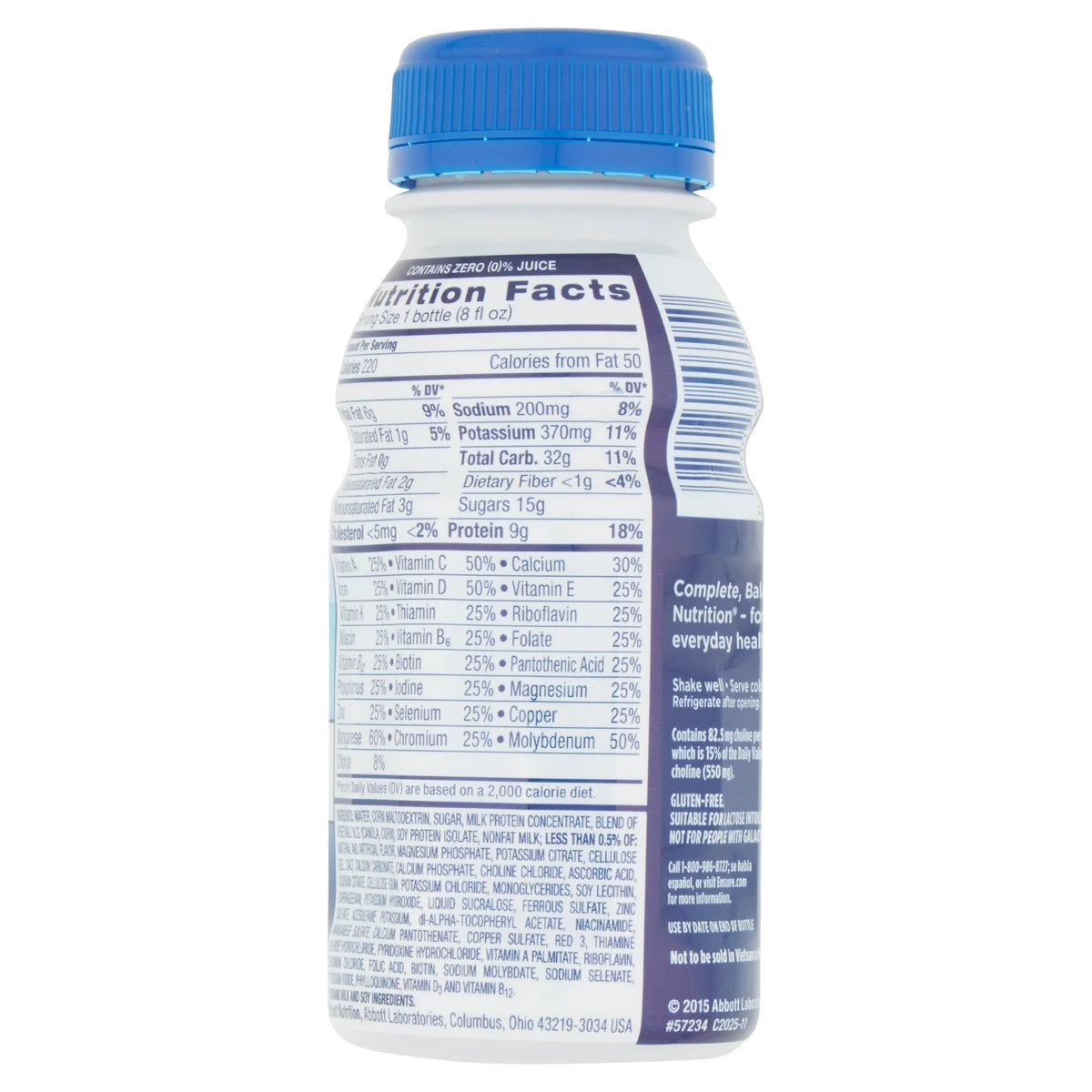 Ensure Complete Balanced Nutrition Drink With Strawberry 8Oz (Pack of 4)