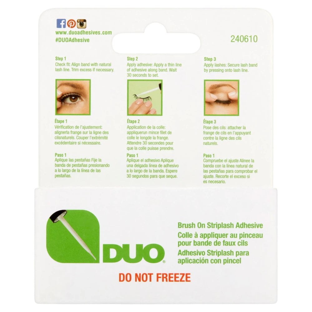 Duo Brush-On Eyelash Adhesive Glue 0.18 Oz (Pack of 36)