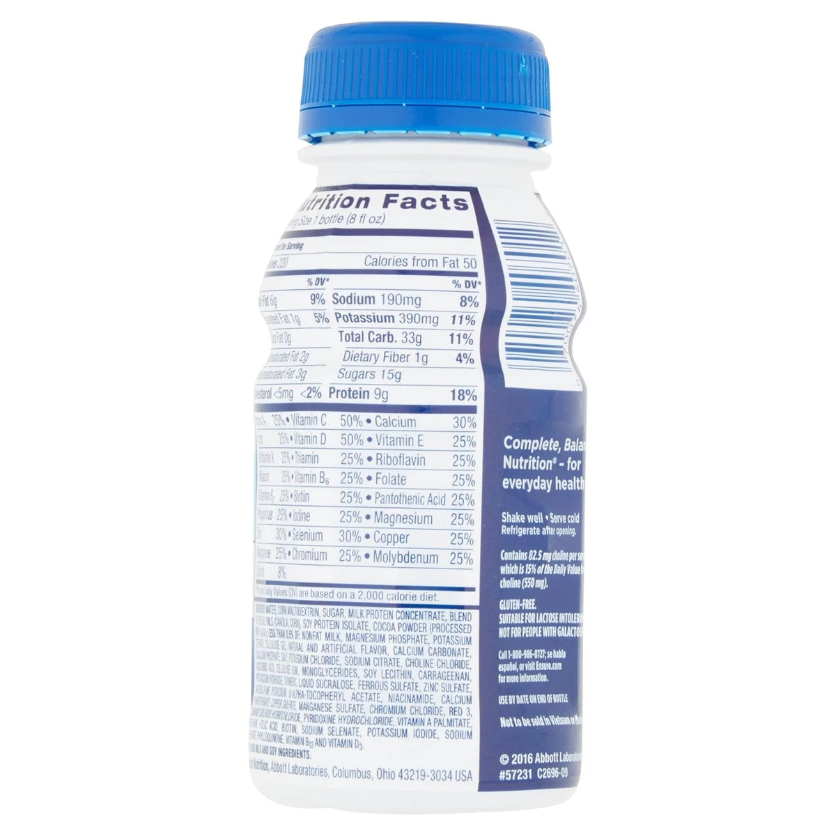 Ensure Nutritious Original Nutrition Creamy Milk Chocolate Shake 8Oz (Pack of 4)