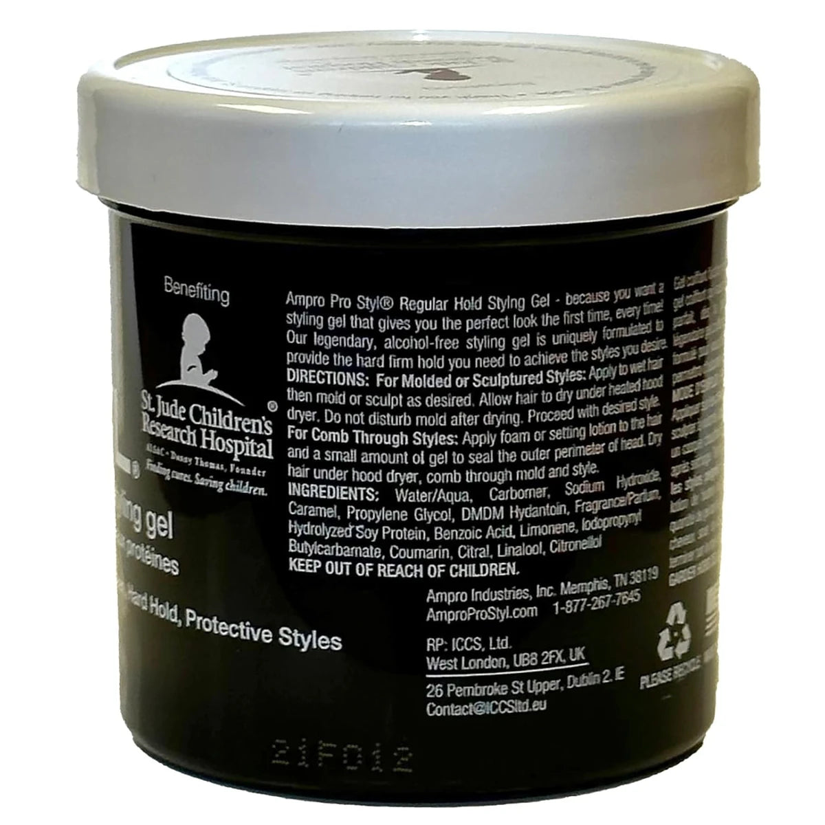 Ampro Pro-Styl Protein Hair Gel Super Hold 6Oz (Pack of 24)