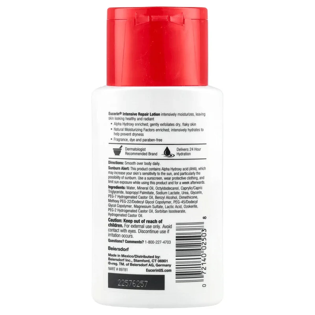 Eucerin Intensive Repair Body Lotion 3Oz (Pack of 12)