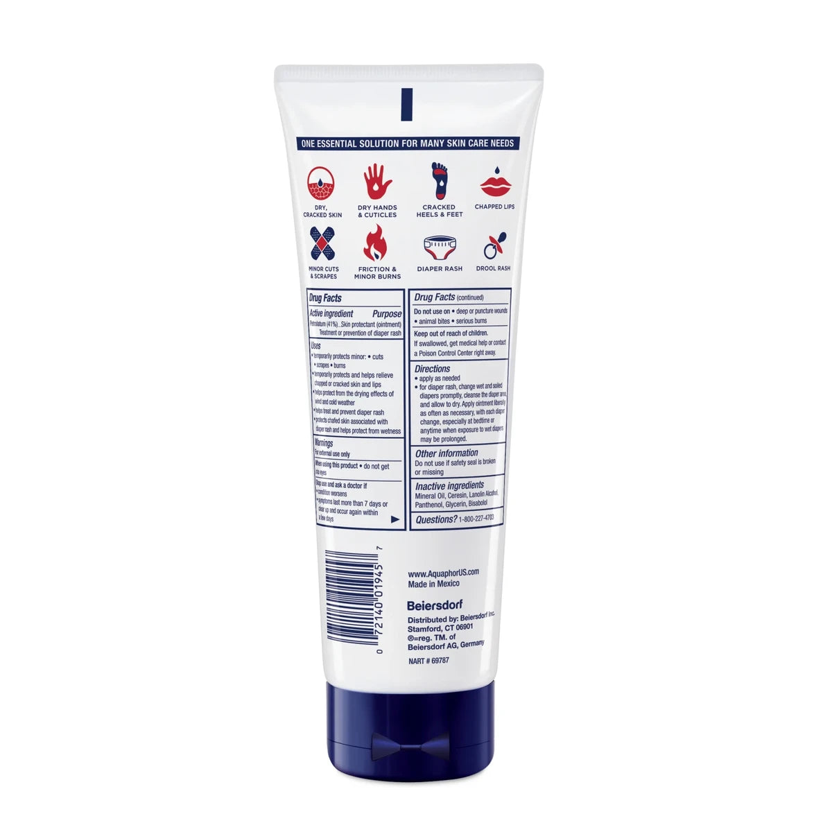 Aquaphor Advanced Therapy Healing Ointment Skin Protectant 7Oz (Pack of 12)