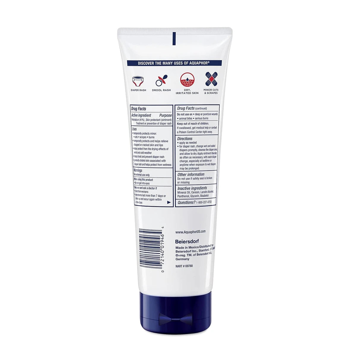 Aquaphor Healing Ointment Advanced Therapy Skin Protectant for Baby 7Oz (Pack of 12)