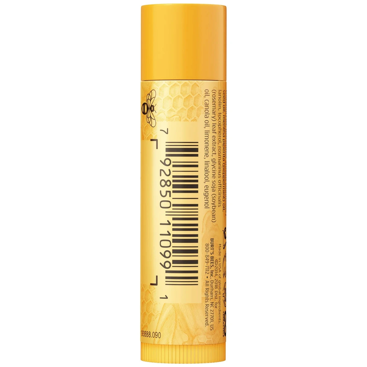 Burts Bees Beeswax Lip Balm Vitamin E And Peppermint 0.15Oz (Pack Of 72)