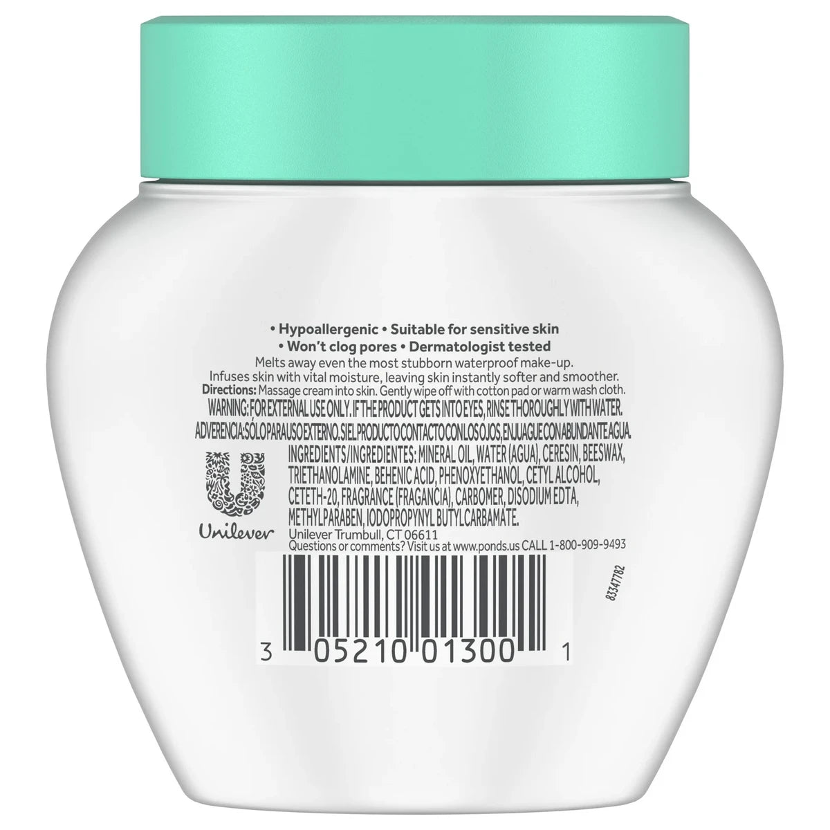 Ponds Cold Cream Deep Cleanser 3.5Oz (Pack of 48)