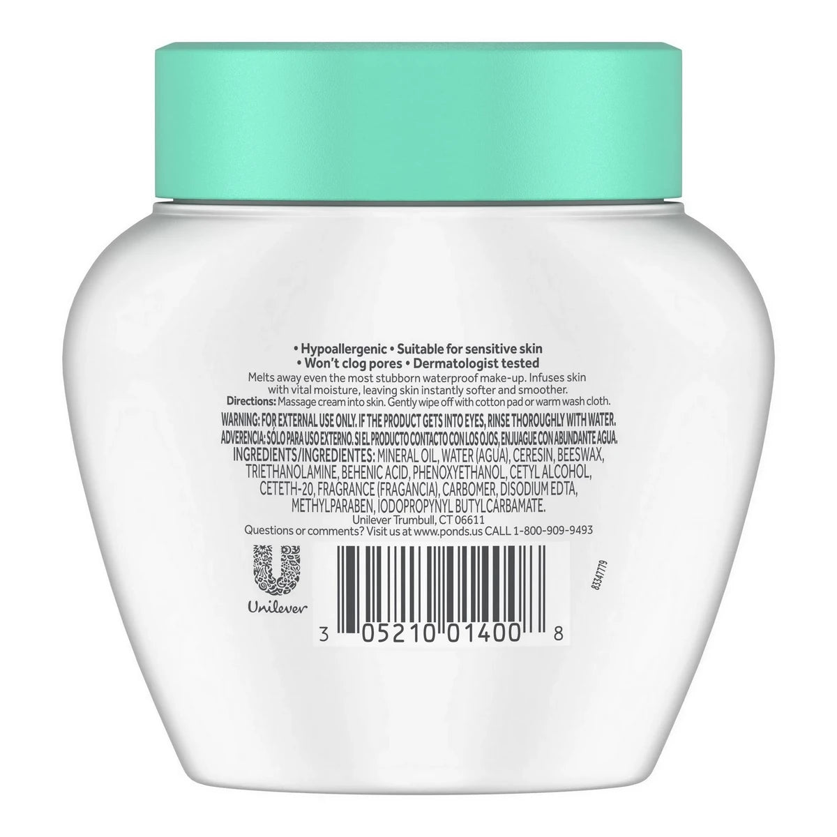 Ponds Cold Cream Deep Cleanser6.1Oz (Pack of 24)