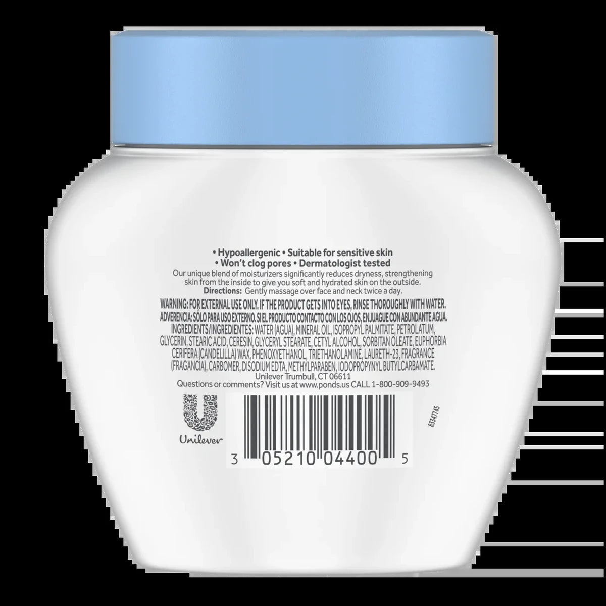 Ponds Dry Skin Cream 6.5Oz (Pack of 24)