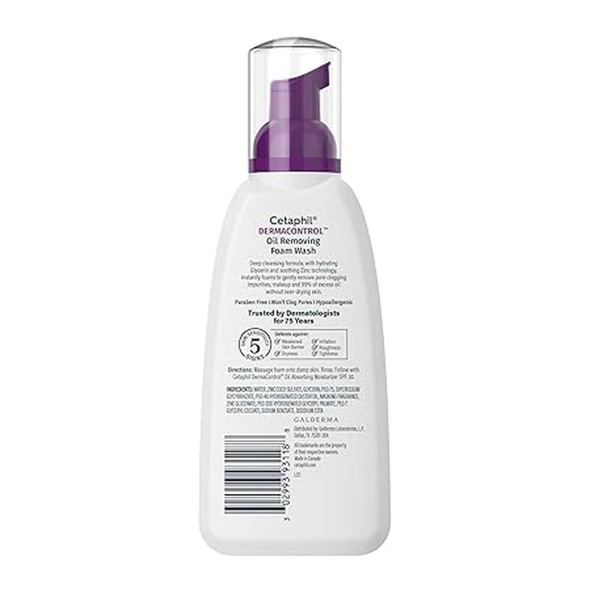Cetaphil Derma Control Oil Control Foam Wash8Oz (Pack of 12)