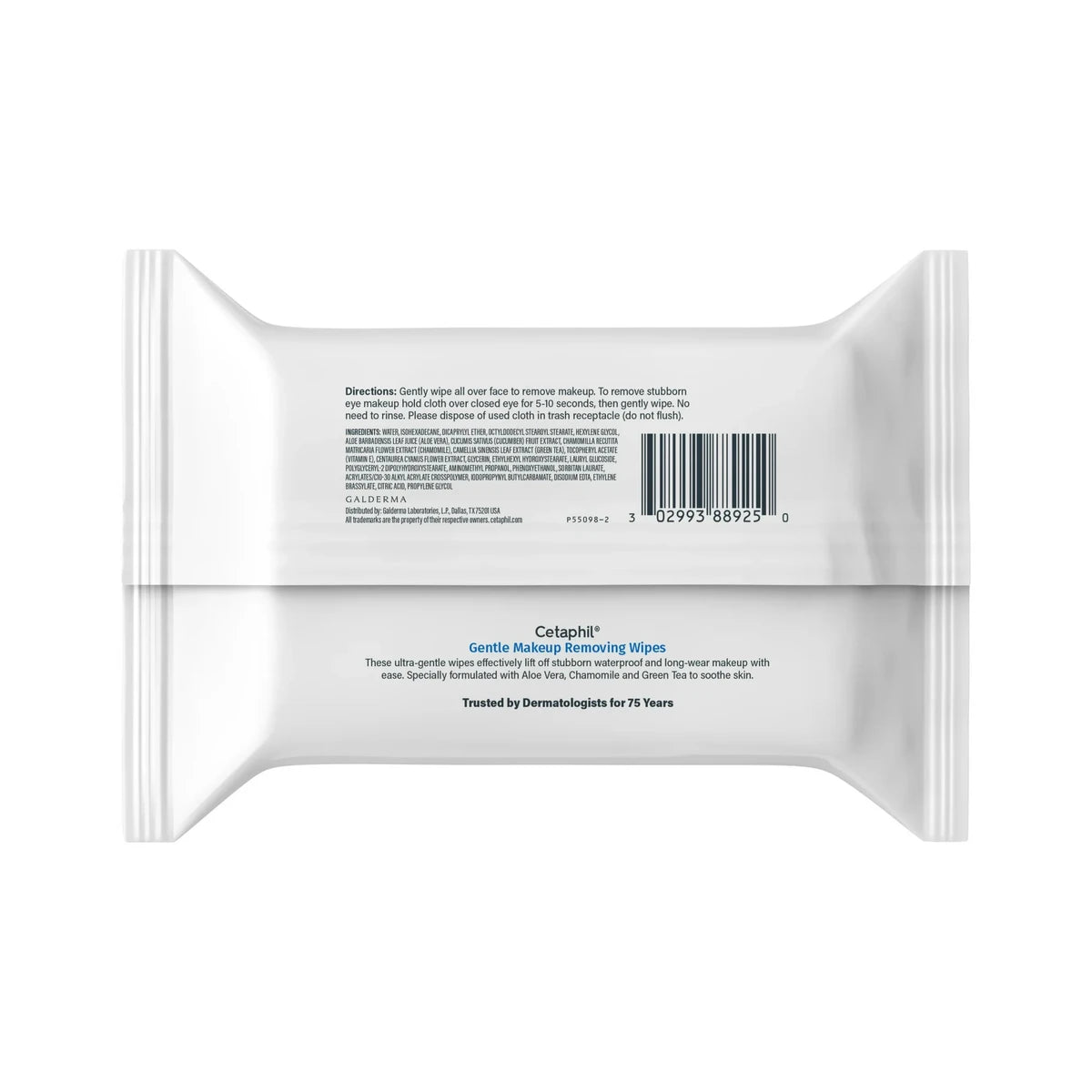 Cetaphil Makeup Removing Wipes 8.62oz (Pack of 12)