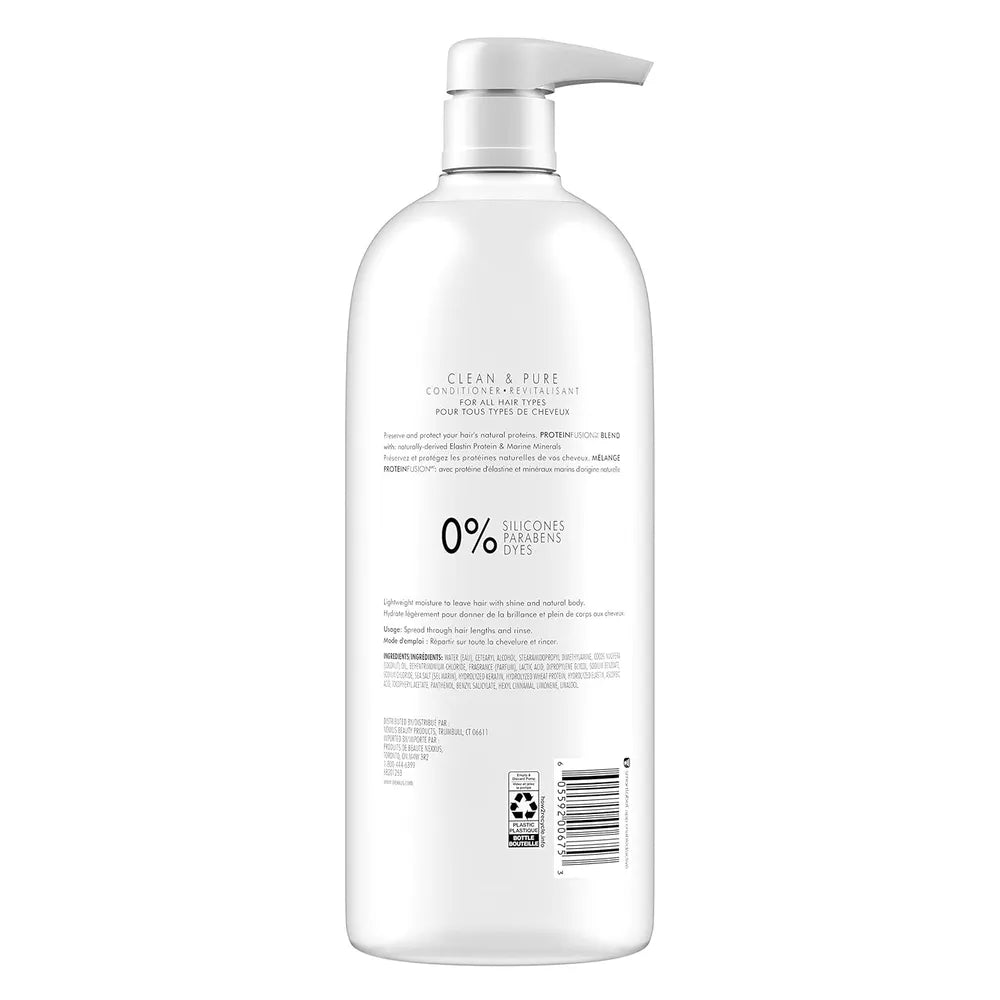 Nexxus Clean and Pure Conditioner33.8 Oz (Pack of 3)