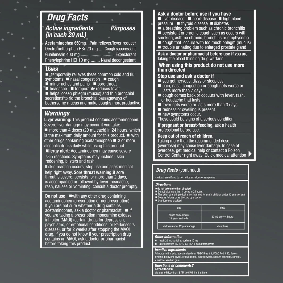 TUKOL Max Severe Cough and Congestion 6Oz (Pack of 12)
